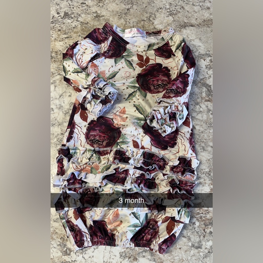 Clover Cottage boutique baby girl outfit